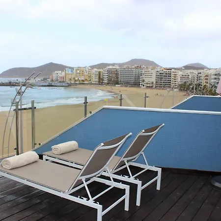 Espectacular Vivienda Primera Linea Playa Las Canteras Lägenhet